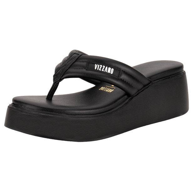 Tamanco Feminino Anabela Vizzano 6525105 PRETO 37