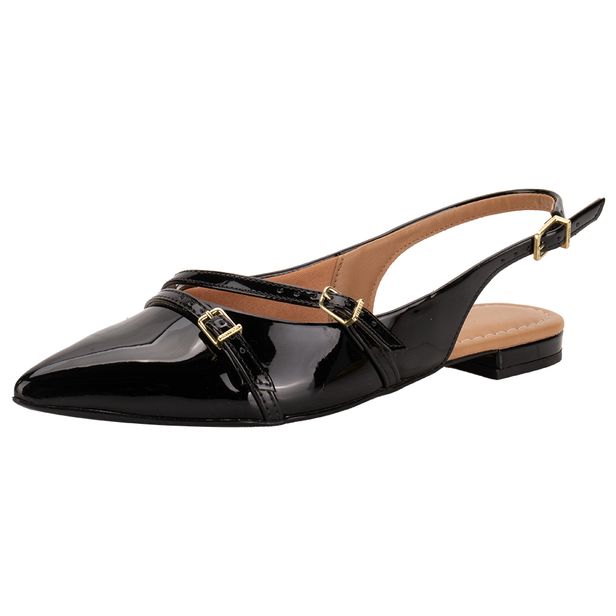 Sapato Feminino Mule Vizzano 1206296 VERNIZ/PRETO 34