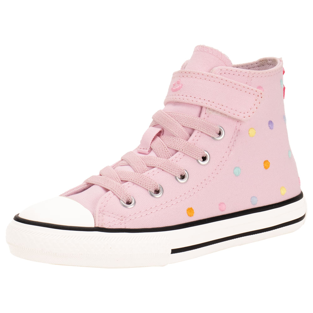 Tenis All Star Com Detalhe Rosa Tênis Infantil Chuck Taylor All