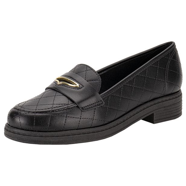 Mocassim Feminino Beira Rio 4312103 PRETO 34