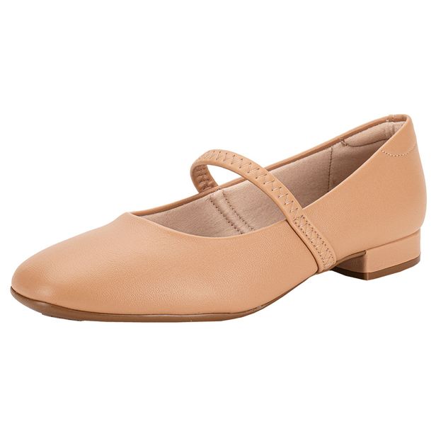 Sapato Feminino Salto Grosso Beira Rio 4318102 SALMÃO 35