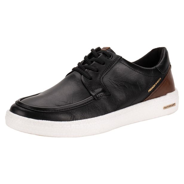 Sapatênis Masculino Strerch Dark Pegada 112002 PRETO/CAFÉ 38