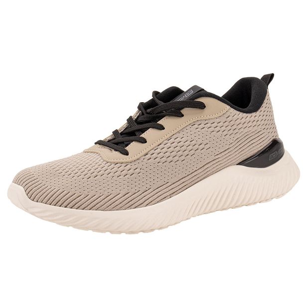 Tênis Masculino Actvitta 4901200 BEGE/PRETO 38