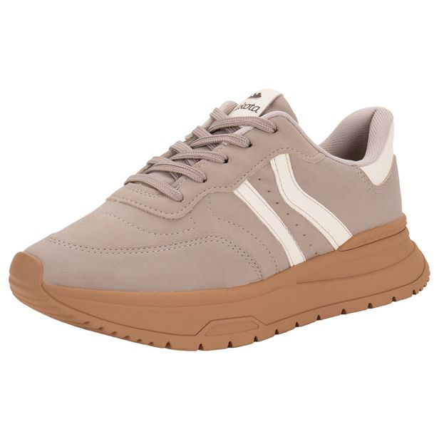 Tênis Feminino Jogging Dakota D0142 TAUPE 34