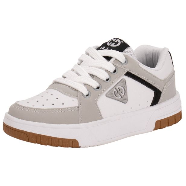 Tênis Infantil Masculino Volt 2 Ollie 401 BRANCO/CINZA 28