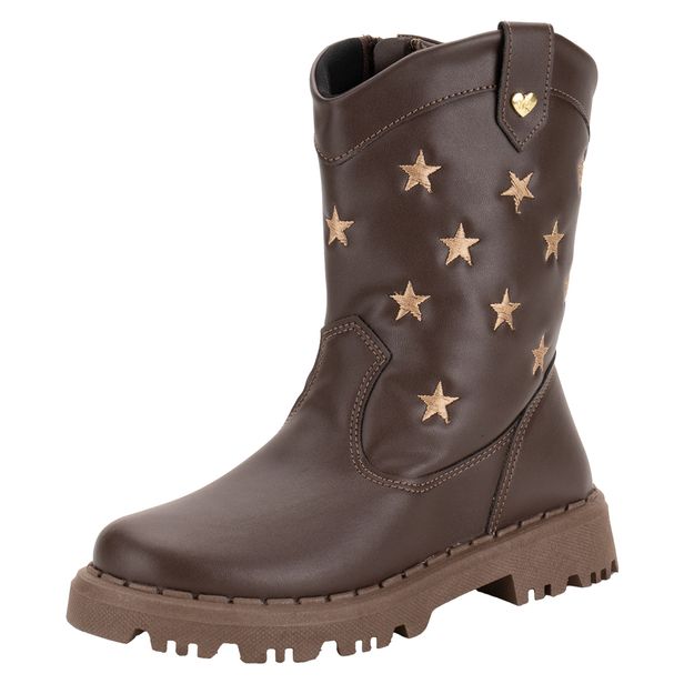 Bota Infantil Feminina Country Nilqi 165010 CAFÉ 29