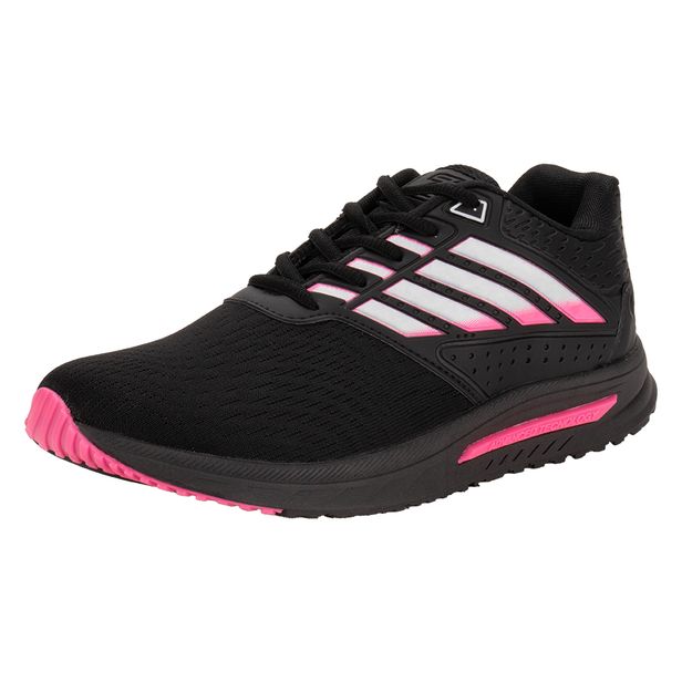 Tênis Feminino Zeuz 99RX-A PRETO/ROSA 34