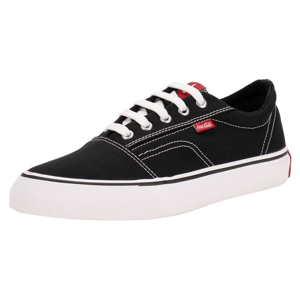 Tênis Surplay Canvas Coca-Cola CC2400 PRETO/BRANCO 35