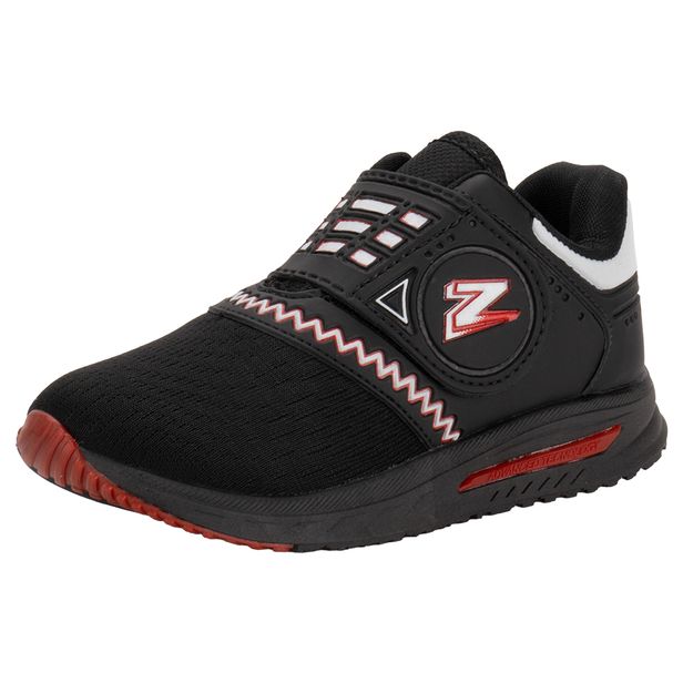 Tênis Infantil Masculino Zeuz 104RXV PRETO/VERMELHO 28