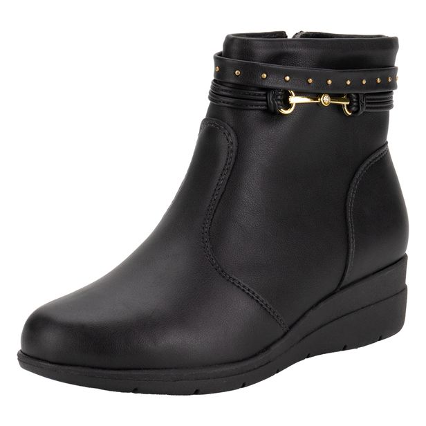 Bota Feminina Cano Baixo Modare 7085103 PRETO 34