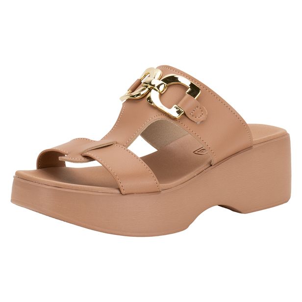 Tamanco Feminino Salto Grosso Moleca 5503111 SALMÃO 34