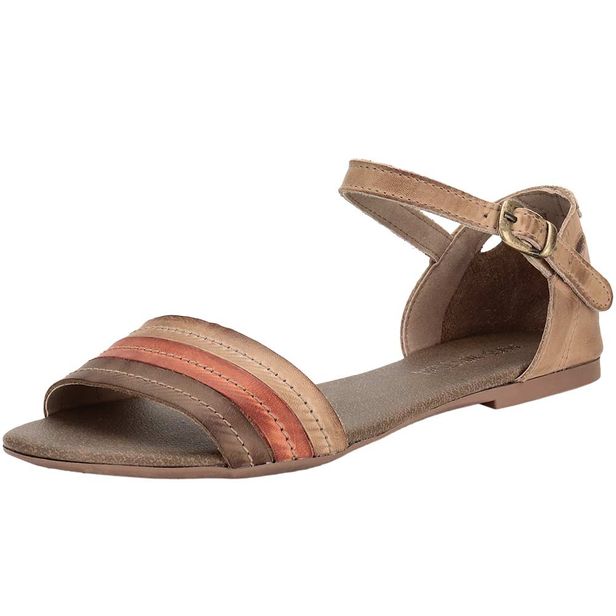 Sandália Feminina Flat Miss Western 120 CAFÉ/BEGE 34