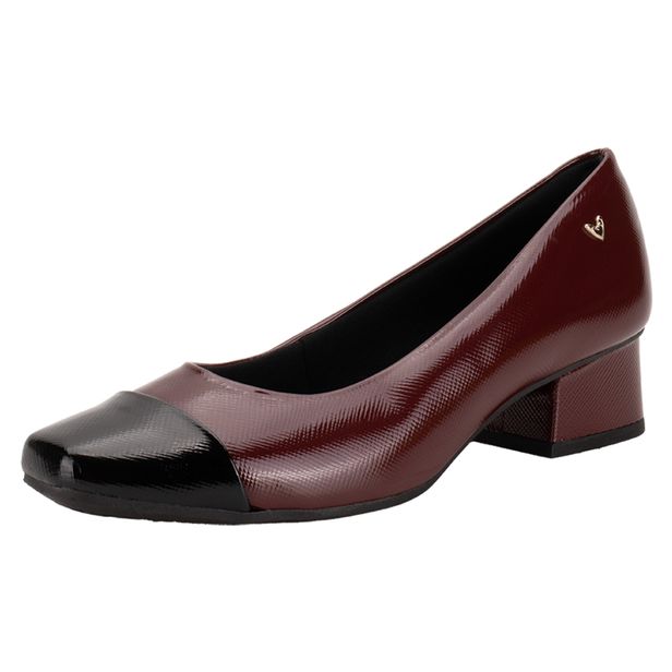 Sapato Feminino Salto Grosso Mississipi ME903 VINHO 34