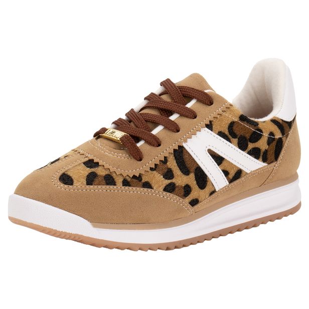 Tênis Feminino Casual Vizzano 1450102 ONÇA 34