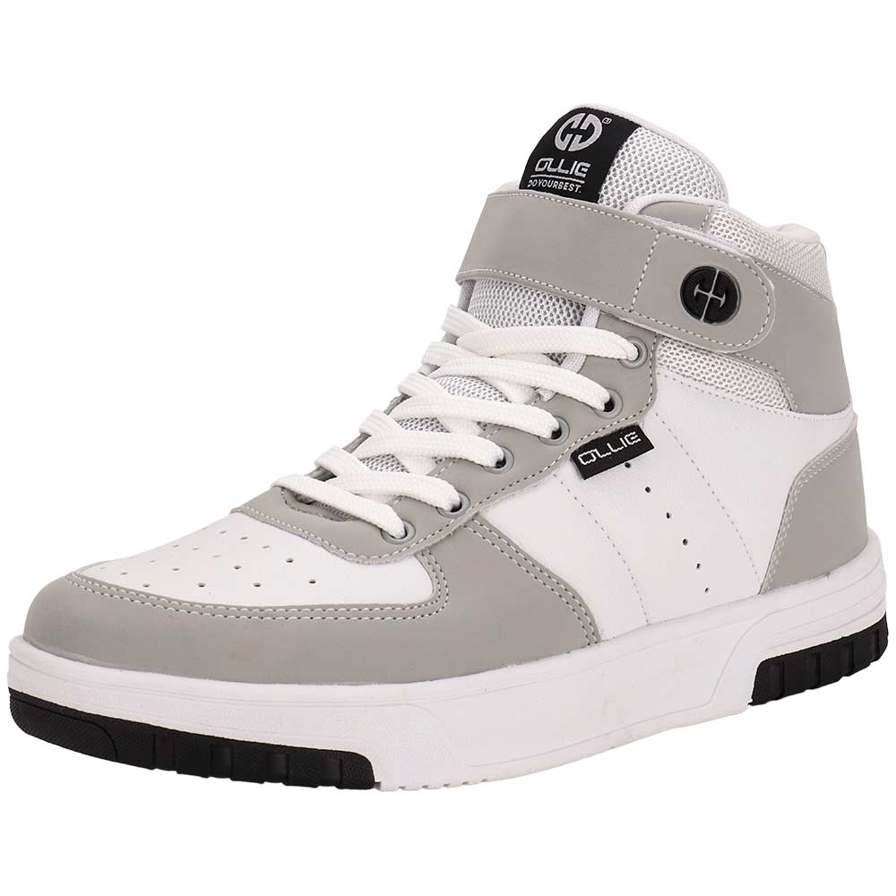 Tênis Masculino Cano Alto Alpha Ollie 400 BRANCO/CINZA
