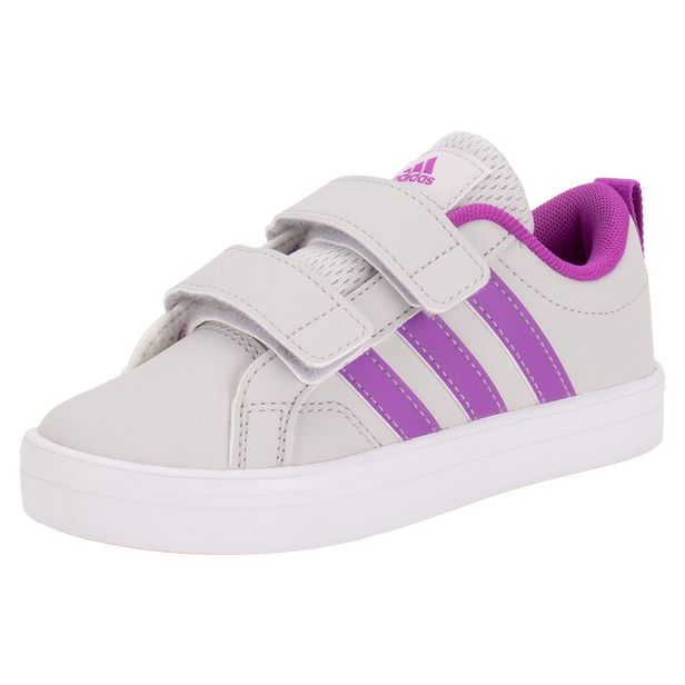 Tênis Infantil Vs Pace 2.0 CF Adidas JP5819 CINZA/LILAS 26