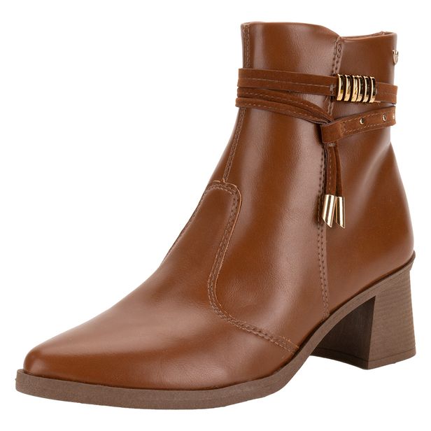 Bota Feminina Cano Baixo Mississipi ME312 CARAMELO 34