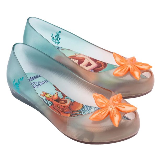 Mini Melissa Ultragirl + Little Mermaid II Infantil 33930 LARANJA 30