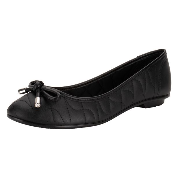 Sapatilha Feminina Flat Moleca 50271482 PRETO 34
