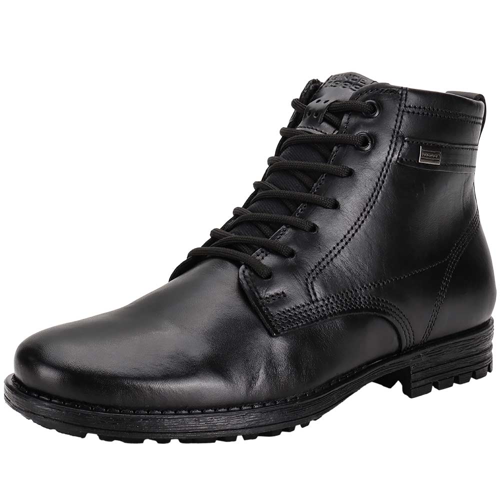 Bota Masculina Coturno Pegada 180732 PRETO cloviscalcados