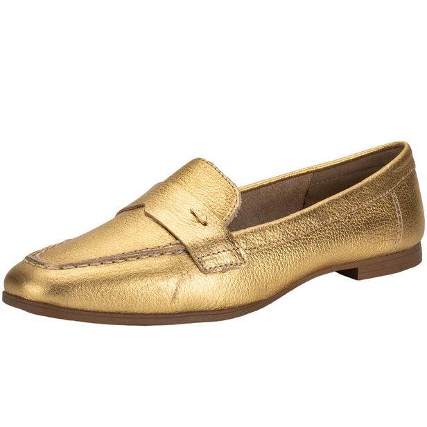 Mocassim Feminino Dakota G6081 OURO 34
