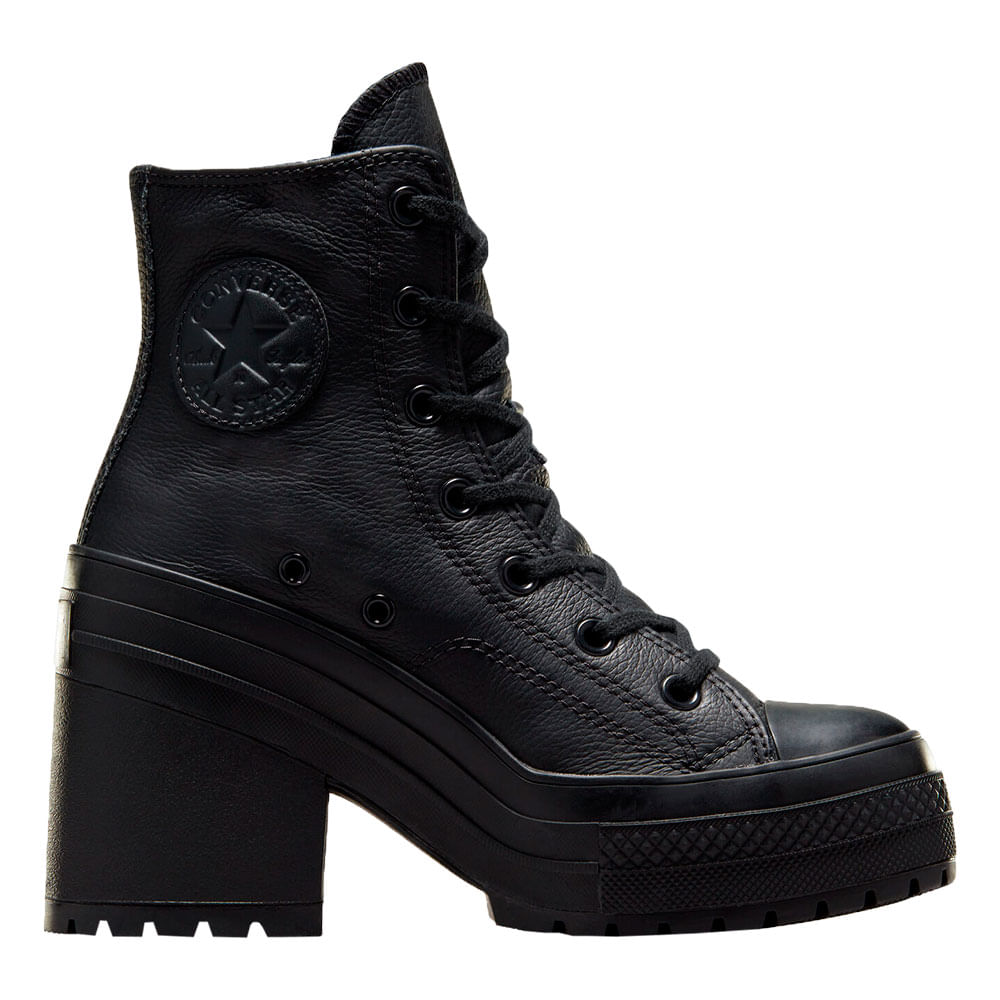 Tênis Chuck 70 De Luxe Heel Hi Converse A06145C PRETO - cloviscalcados