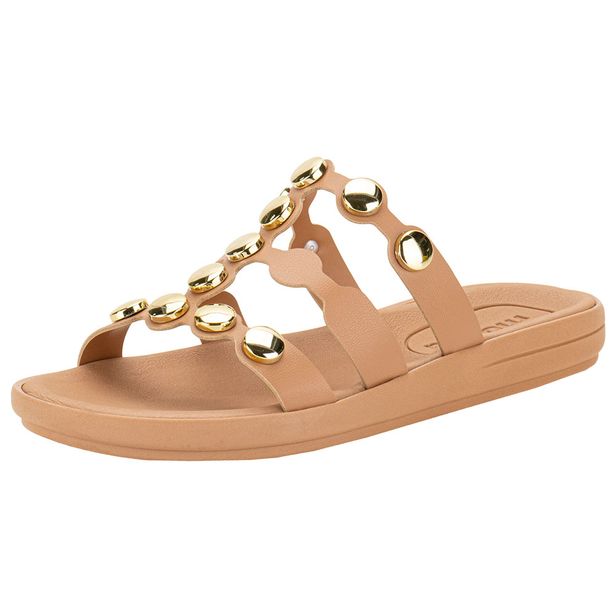 Tamanco Feminino Flat Moleca 5525105 SALMÃO 34