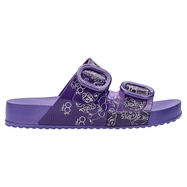 Melissa Cozy Slide + Disney 100 33954 ROXO 37
