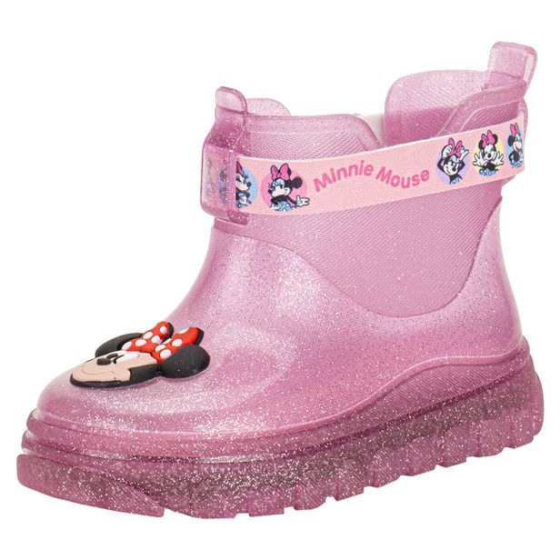 Galocha Infantil Rain Colorful Disney Grendene Kids 23261 ROSA 23/24
