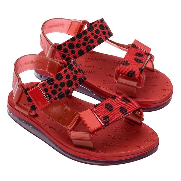 Mini Melissa Papete + Rider Bugs Infantil 33765 VERMELHO 32