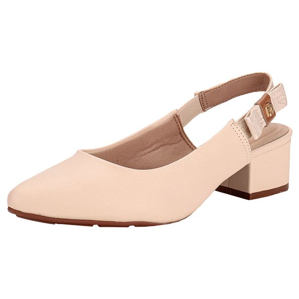 Sapato Feminino Salto Grosso Modare 7340132 NATURAL 36