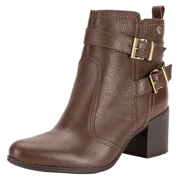 Bota Feminina Cano Baixo Bottero 346915 CAFÉ 35