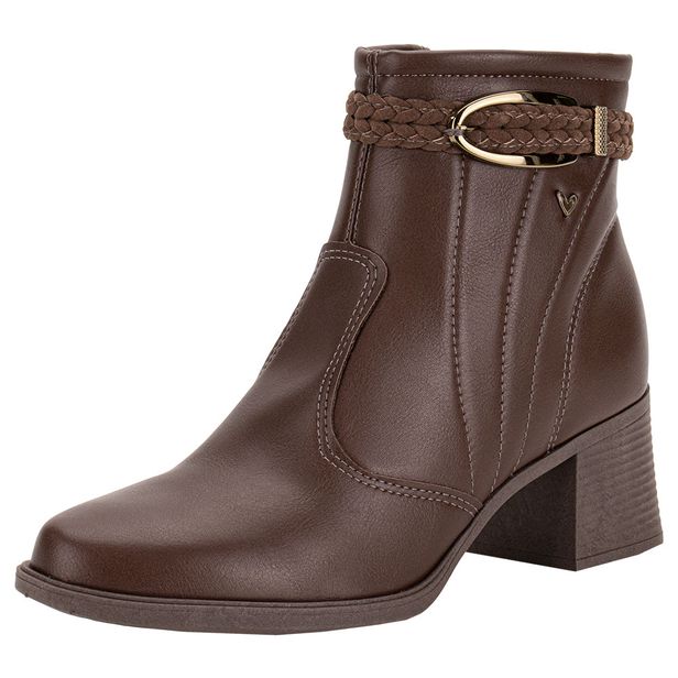 Bota Feminina Cano Baixo Mississipi MC851 CAFÉ 34