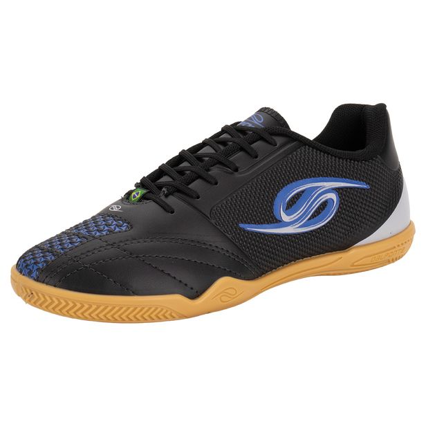 Chuteira Futsal Iron Dalponte 1070 PRETO/AZUL 38