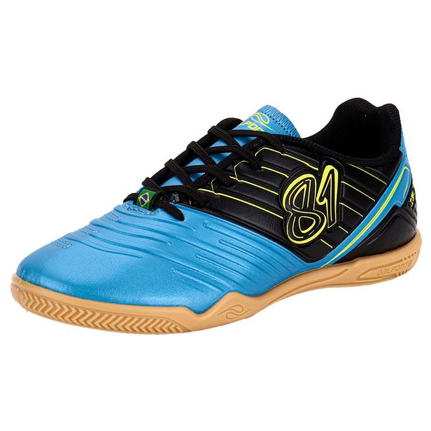 Chuteira Infantil Futsal 81 Titanium Dalponte 1055 PRETO/AZUL 28