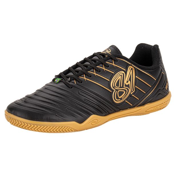 Chuteira Futsal 81 Titanium Dalponte 1056 PRETO/BEGE 37