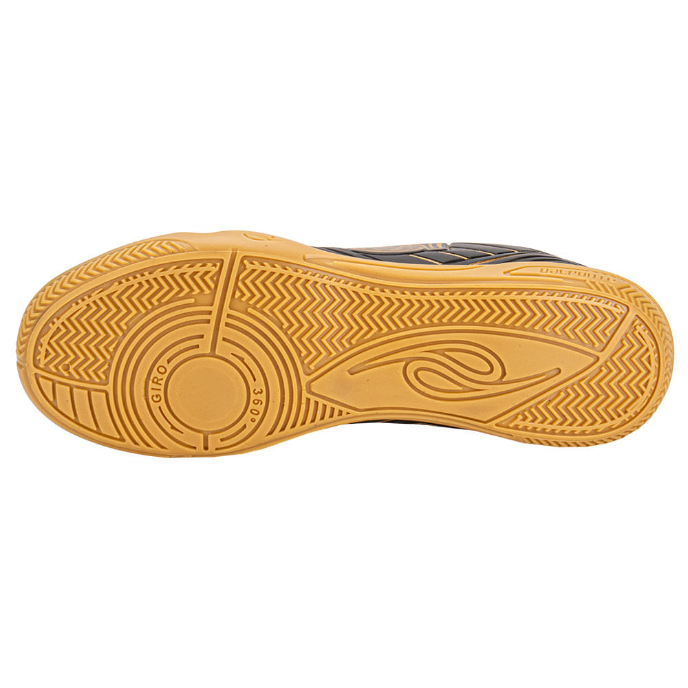 Chuteira Futsal 81 Titanium Dalponte 1056 PRETO/BEGE - cloviscalcados