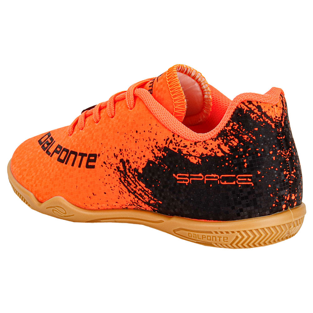 Chuteira Infantil Futsal Space Dalponte 1095 LARANJA - cloviscalcados