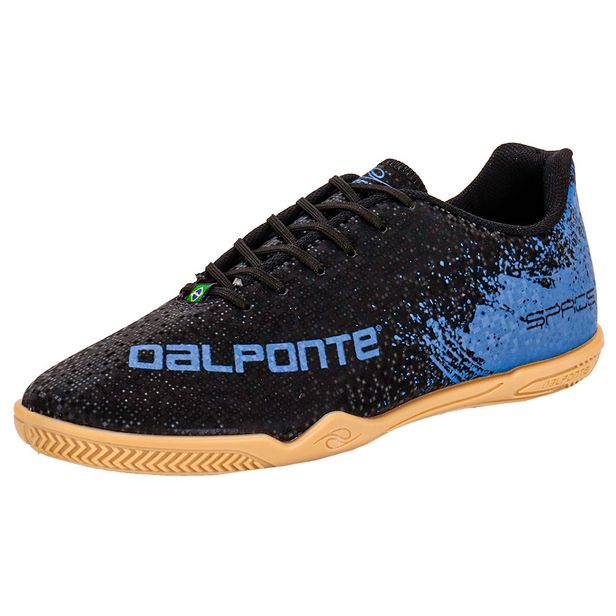 Chuteira Futsal Space Dalponte 1096 PRETO/AZUL 37