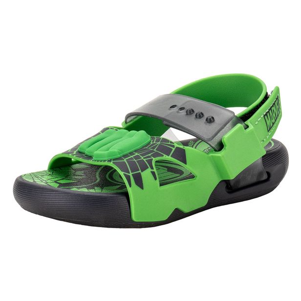 Papete Infantil Masculina Marvel United Grendene Kids 23173 CINZA/VERDE 19