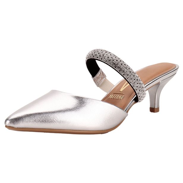 Sapato Feminino Mule Vizzano 1122886 PRATA 38
