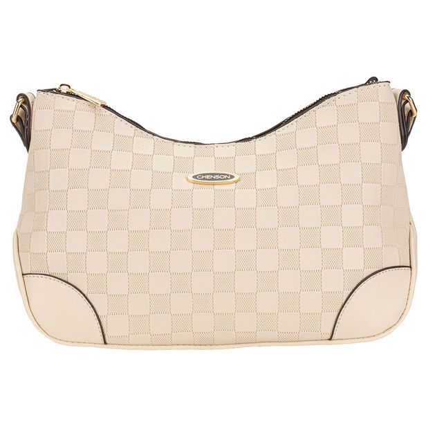 Bolsa Feminina Transversal Chenson CG84430 MARFIM