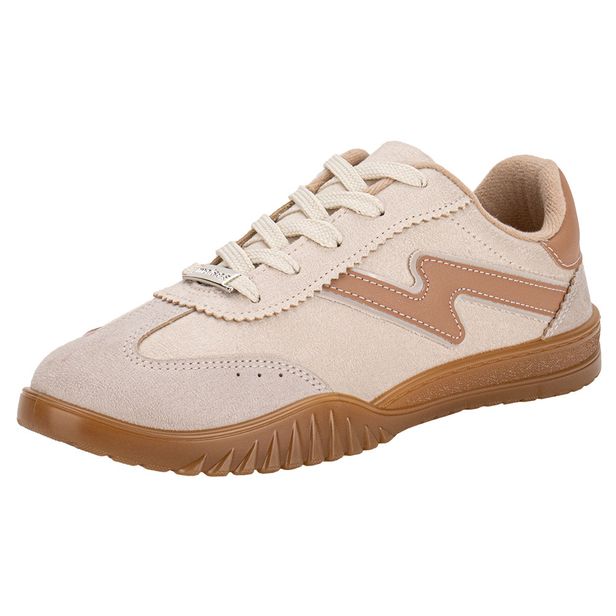 Tênis Feminino Casual Moleca 5817102 BEGE 34