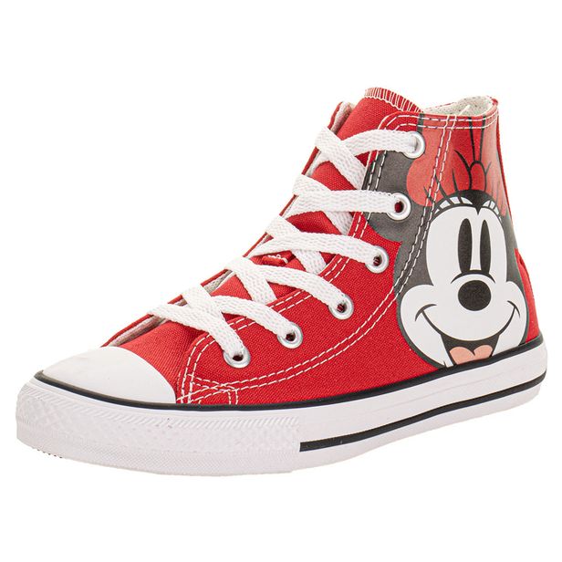 Tênis Infantil Chuck Taylor All Star Minnie Converse CK1377 VERMELHO 27