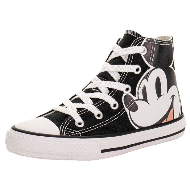 Tênis Infantil Chuck Taylor All Star Mickey Converse CK1378 PRETO/BRANCO 27