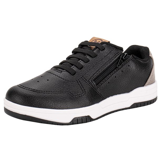 Sapatênis Infantil Masculino Molekinho 2852102 PRETO/CINZA 27