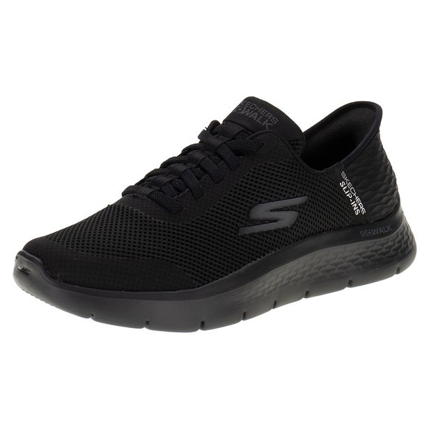 Tênis Masculino Slip-ins: Go Walk Flex - Hands Up Skechers 216324 PRETO 40
