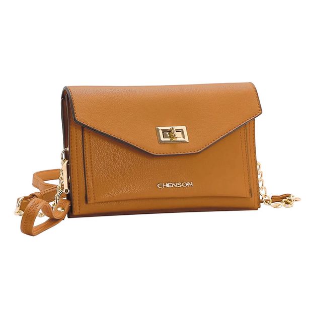 Bolsa Feminina Transversal Chenson CG84311 CARAMELO