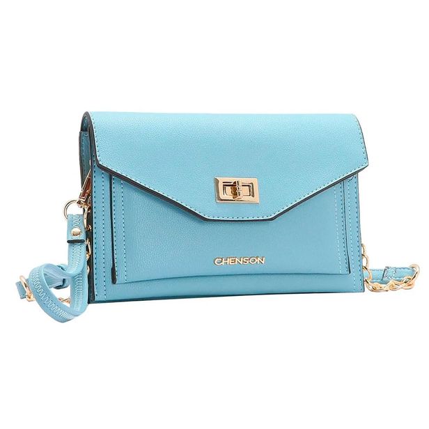 Bolsa Feminina Transversal Chenson CG84311 AZUL