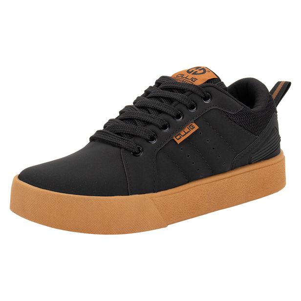 Tênis Infantil Masculino Cyclone Ollie 400 PRETO/BEGE 28